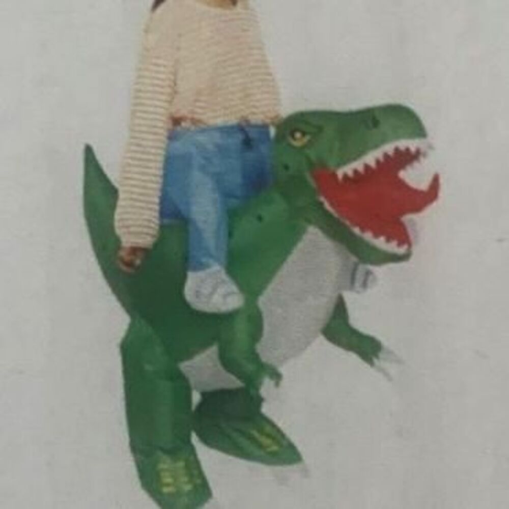 Dinosaur Ride-On Costume for Kids - Green